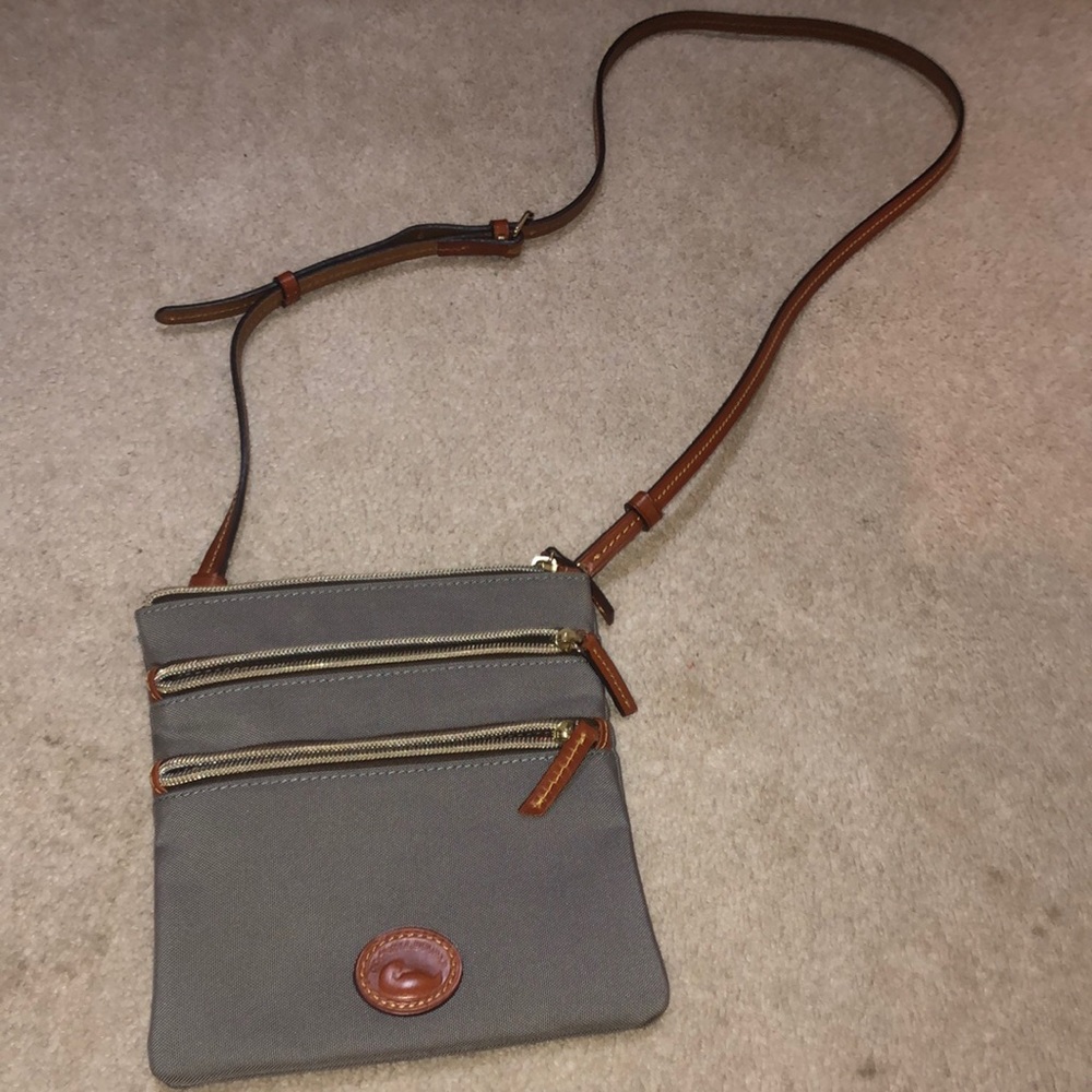 Dooney & Bourke Gray Crossbody Purse